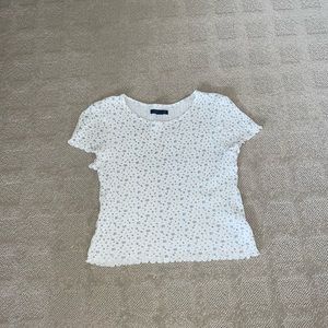 American Eagle Floral Baby Tee
